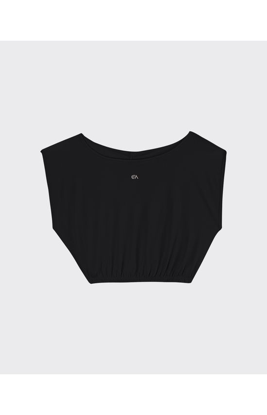 Blusa Cropped Feminina Abertura Costas Malha Com Proteção UV50+ - ENFIM