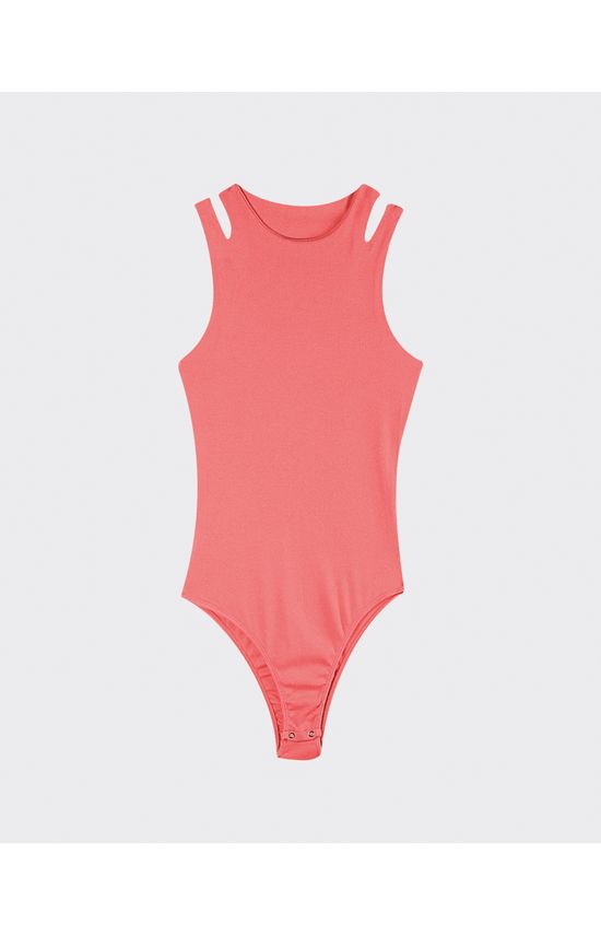 Body Feminino Regata Cut Out Em Ribana - ENFIM
