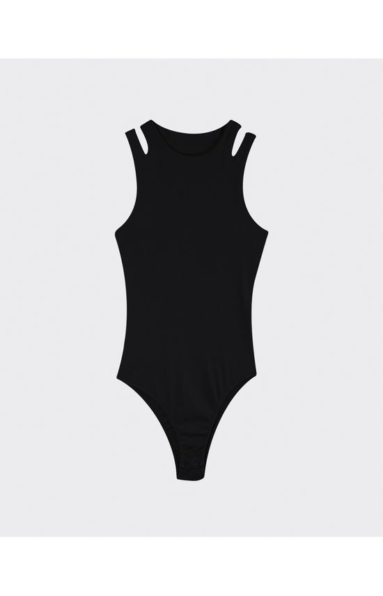 Body Feminino Regata Cut Out Em Ribana - ENFIM
