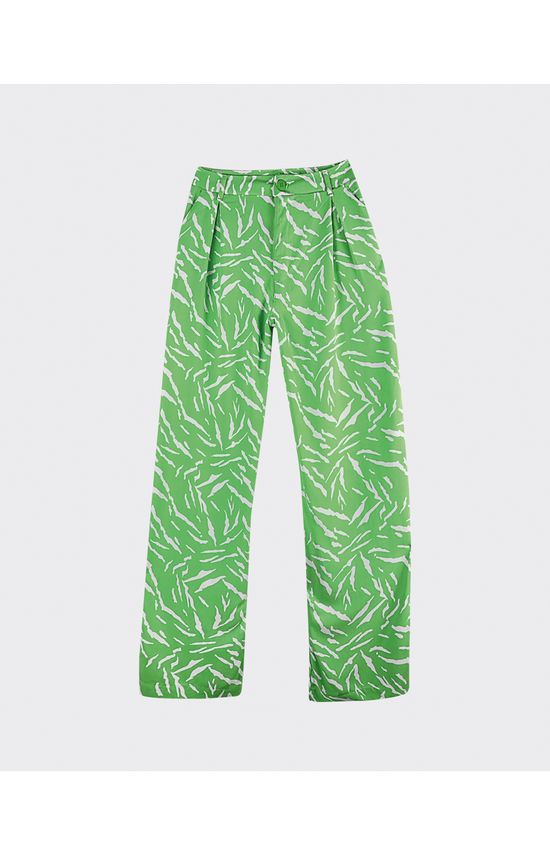 Calça Wide Leg Feminina Pregas Frontais Em Viscose - Enfim