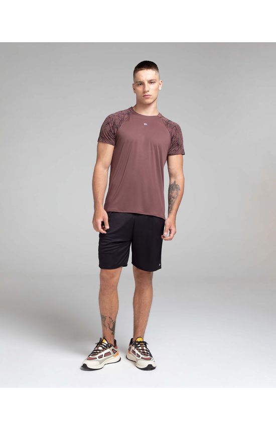 Camiseta Masculina Manga Estampada Com Proteção U50+ - ENFIM
