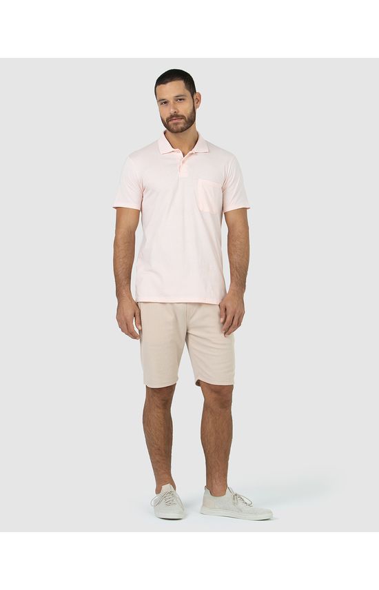 Camisa Polo Básica Masculina Gola Esporte Em Algodão