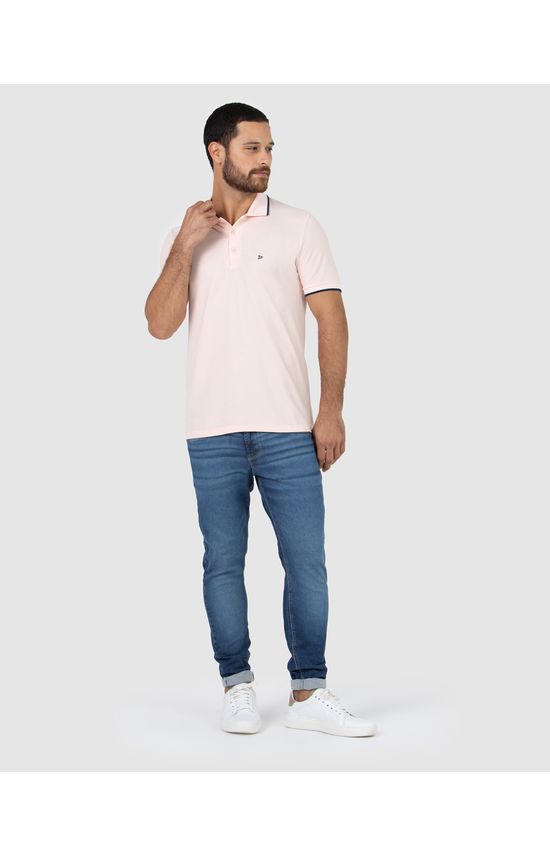 Camisa Polo Básica Masculina Em Piquet Premium