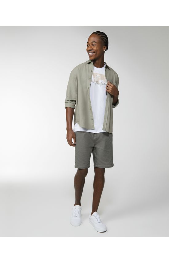 Camiseta Regular Masculina Em Algodão - ENFIM