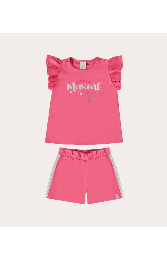 Conjunto Infantil Menina Princesas Disney Cotton Light Malwee Kids