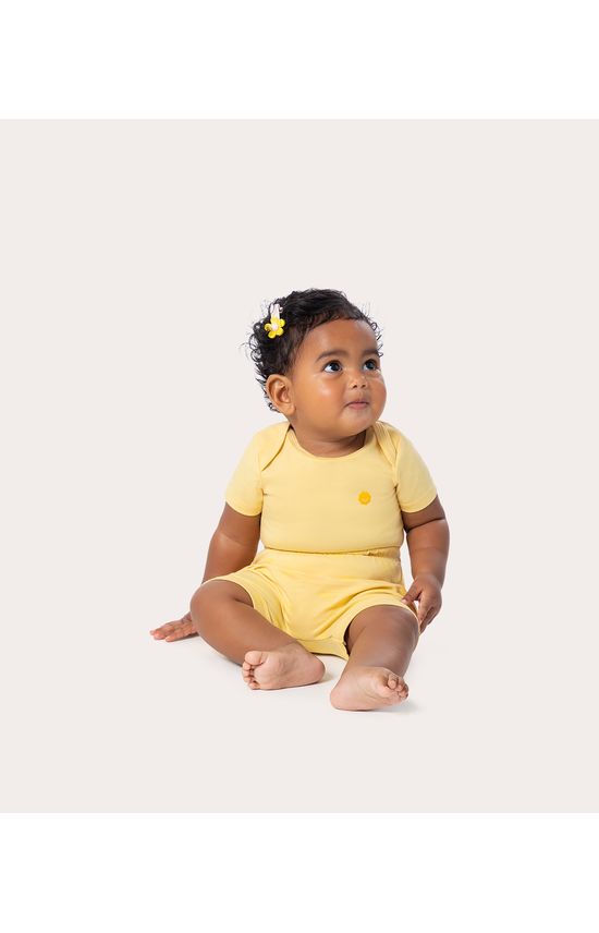 Conjunto Infantil Body Bebê Em Algodão Malwee Kids