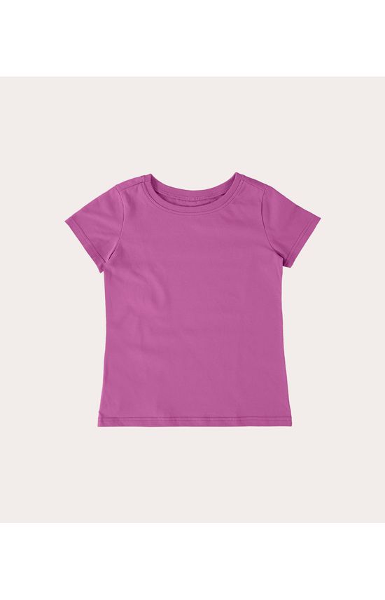Blusa Infantil Menina Decote Redondo Em Algodão Malwee Kids