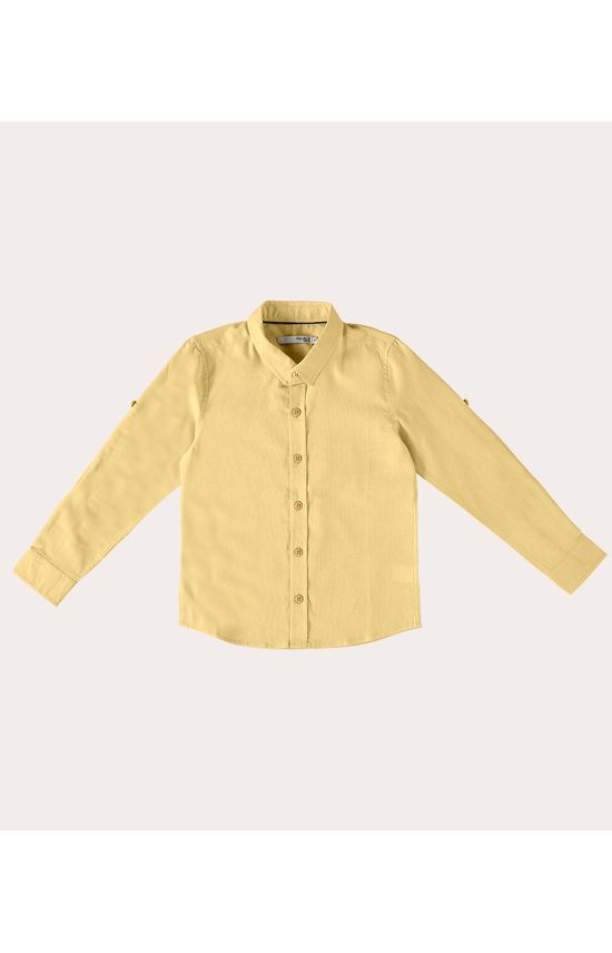 Camisa Infantil Menino Manga Longa Em Tricoline Malwee Kids