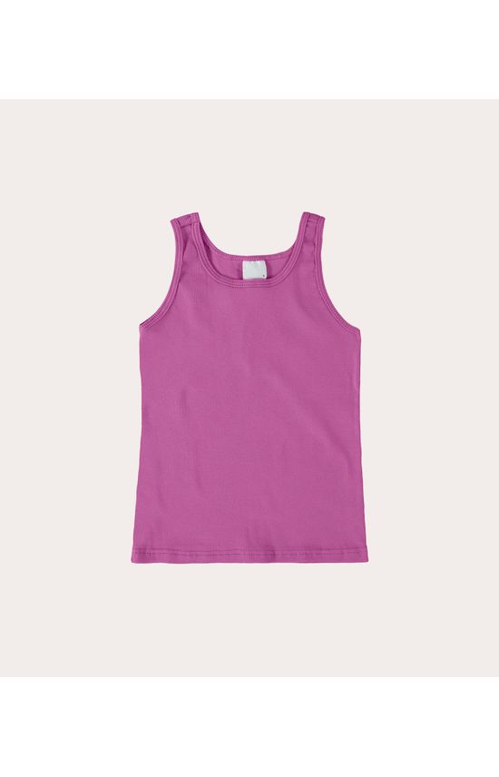 Blusa Infantil Menina Alça Média Em Ribana Conforto Malwee Kids