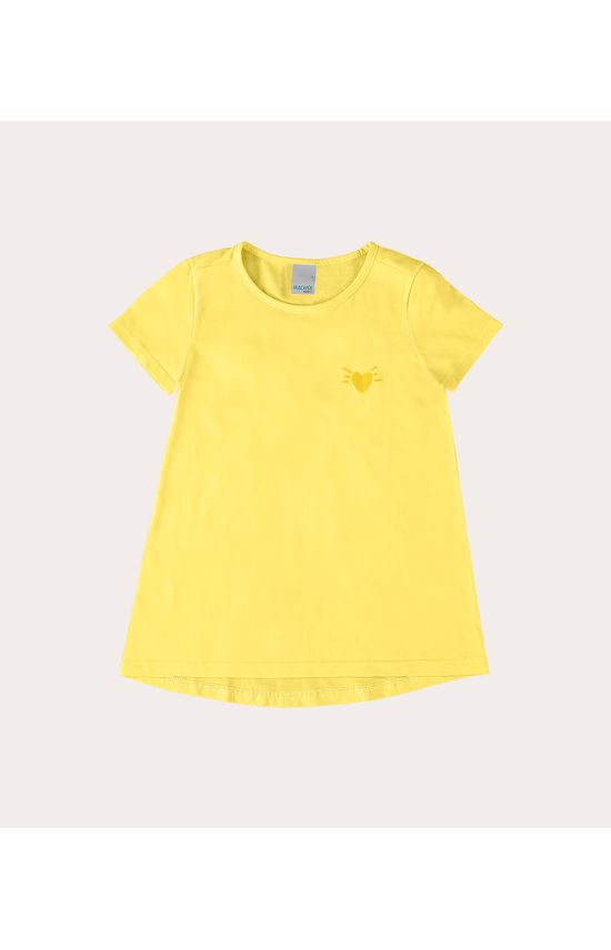 Blusa Infantil Menina Mullet Em Meia Malha Malwee Kids