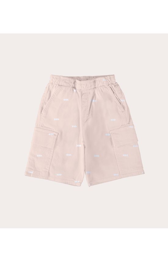 Bermuda Infantil Menino Tradicional Em Sarja Com Elastano Malwee Kids