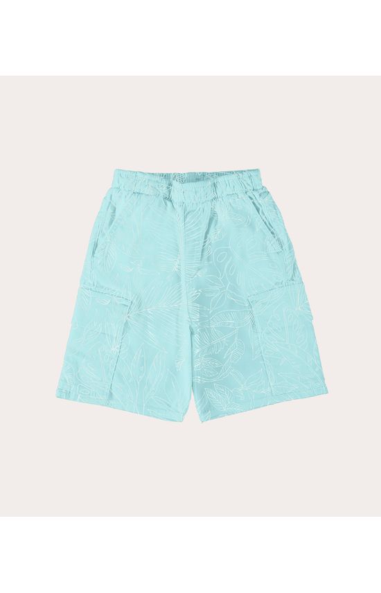 Bermuda Infantil Menino Tradicional Em Sarja Com Elastano Malwee Kids