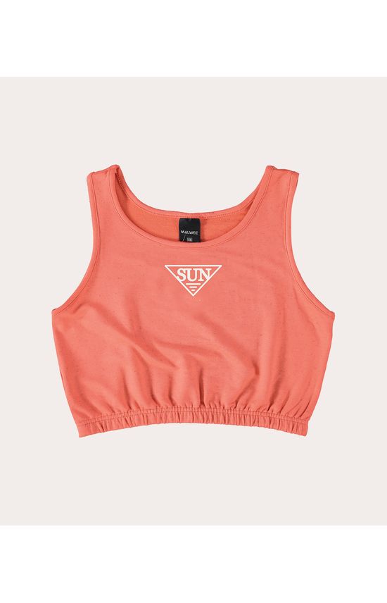 Blusa Infantil Menina Cropped Viscolinho Stretch Malwee Kids