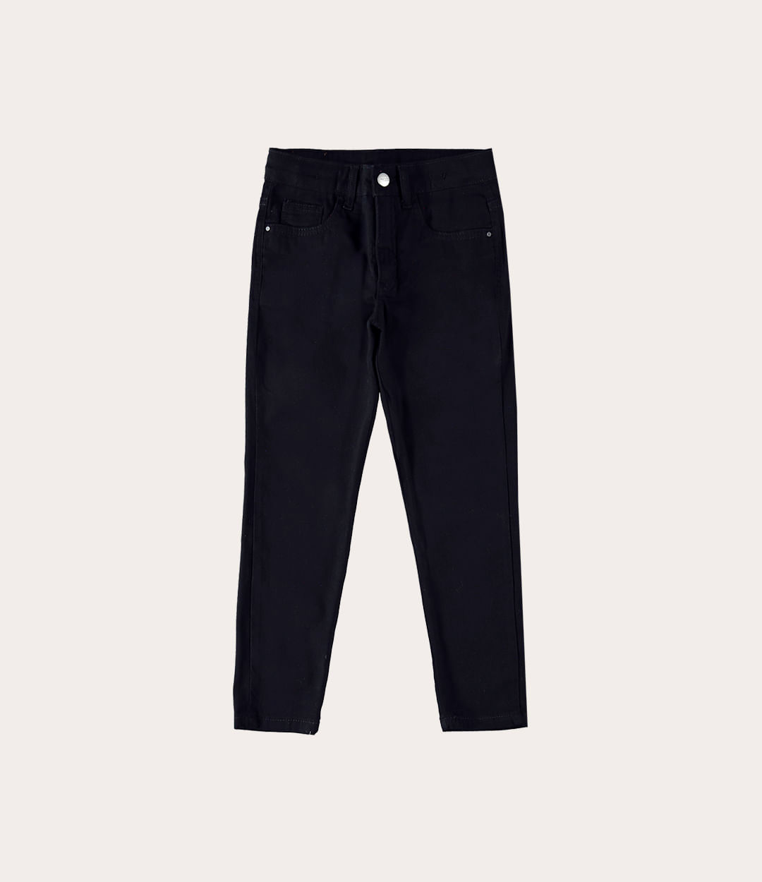 Calça Infantil Menino Skinny Em Sarja Com Elastano Malwee Kids