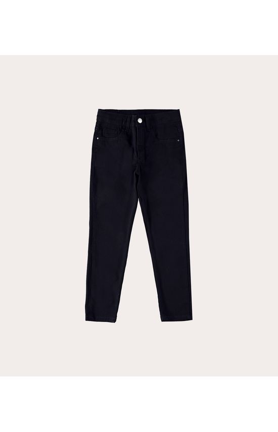 Calça Infantil Menino Skinny Em Sarja Com Elastano Malwee Kids