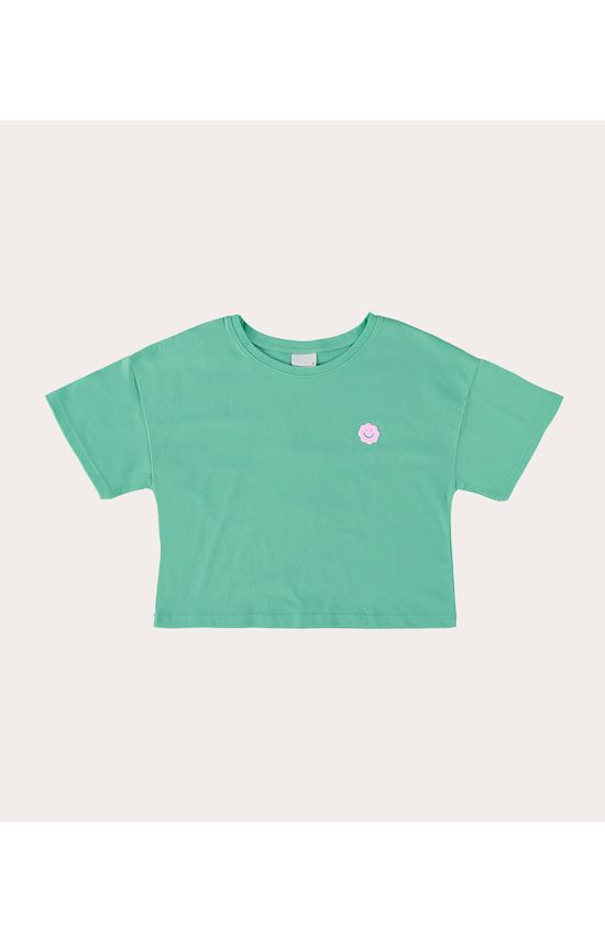 Blusa Infantil Menina Box Estampa Puff Em Algodão Malwee Kids