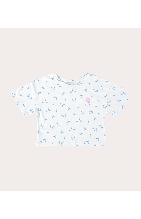 Blusa Infantil Menina Box Estampada Em Algodão Malwee Kids