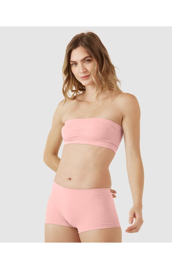 Top Faixa Feminino Sem Costura Em Poliamida