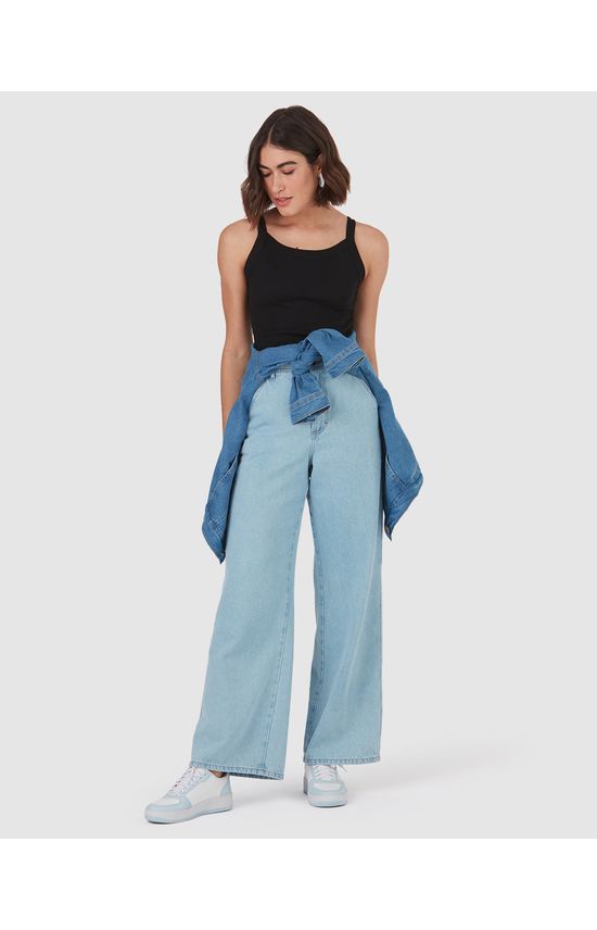 Blusa Feminina Alça Média Em Ribana Conforto