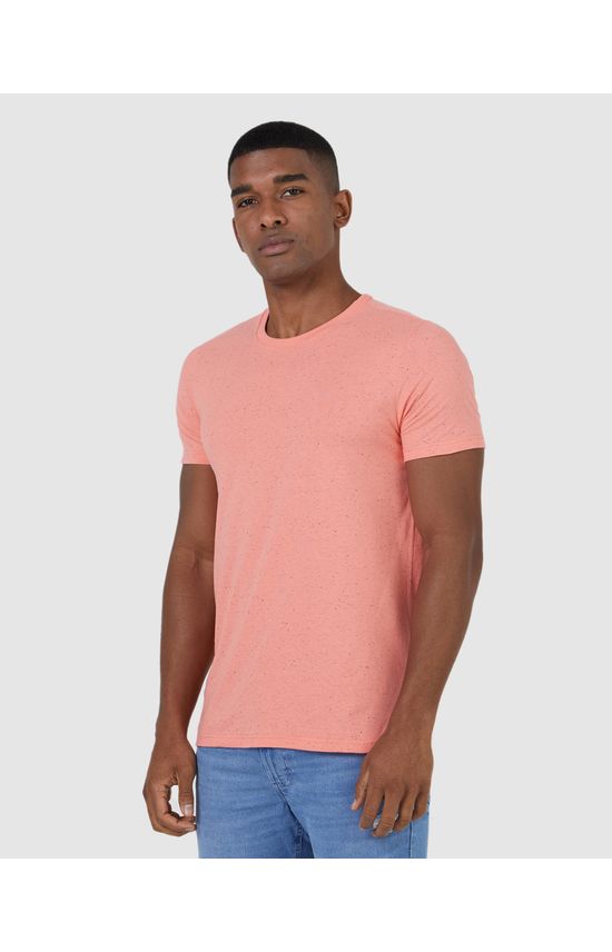Camiseta Básica Masculina Slim Em Malha Botonê