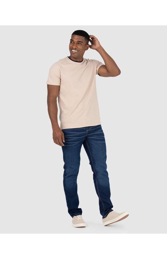 Calça Slim Masculina 1 Copo D'Água Em Flex Jeans
