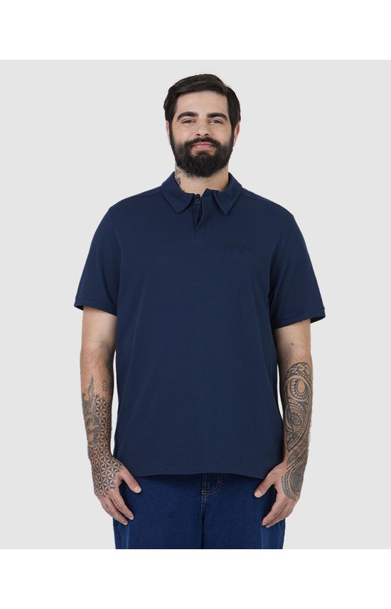 Camisa Polo Masculina Plus Size Tropic Shores Em Piquet Premium