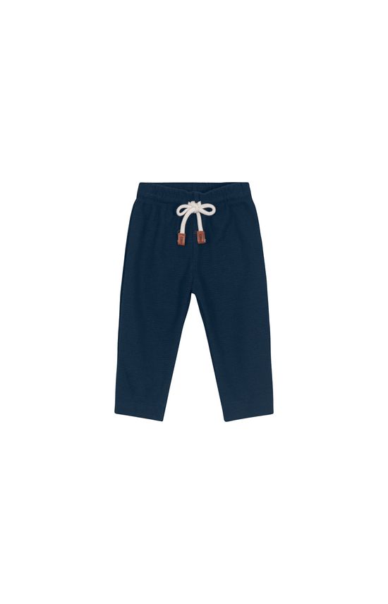 Calça Menino Em Malha Texturizada - Carinhoso