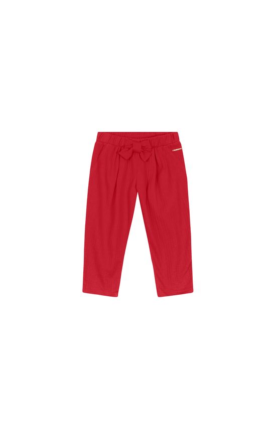Calça Menina Malha Texturizada - Carinhoso