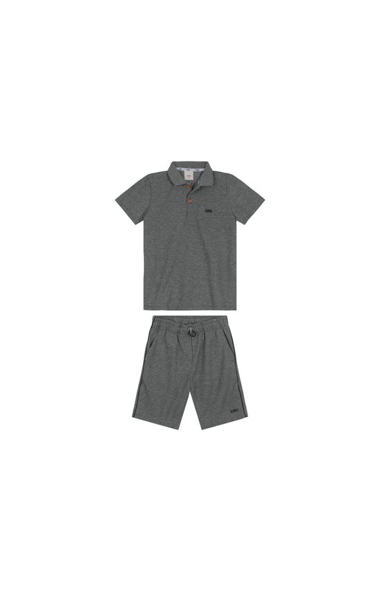 Conjunto Menino Camisa Polo Em Piquet Premium - Carinhoso