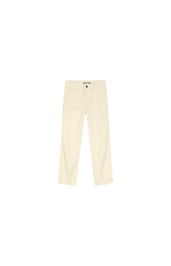 Calça Menino Chino Em Sarja Com Elastano Carinhoso