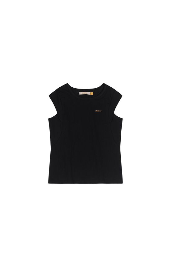 Blusa Menina Recorte Lateral Em Malha Texturizada Carinhoso