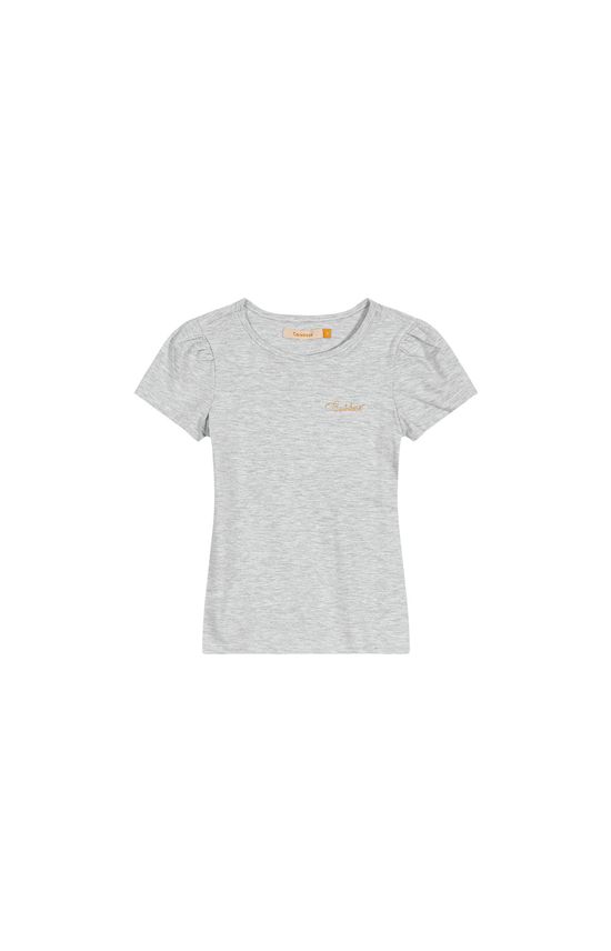 Blusa Menina Bordado Lurex Em Algodão Carinhoso