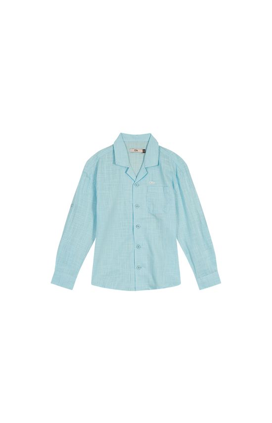 Camisa Infantil Unissex Manga Longa Em Algodão Carinhoso