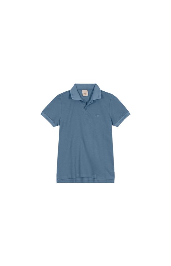 Camisa Polo Menino Gola Esporte Em Piquê Premium Carinhoso