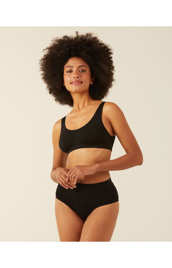 Top Feminino Alça Média Sem Costura Em Poliamida E Elastano
