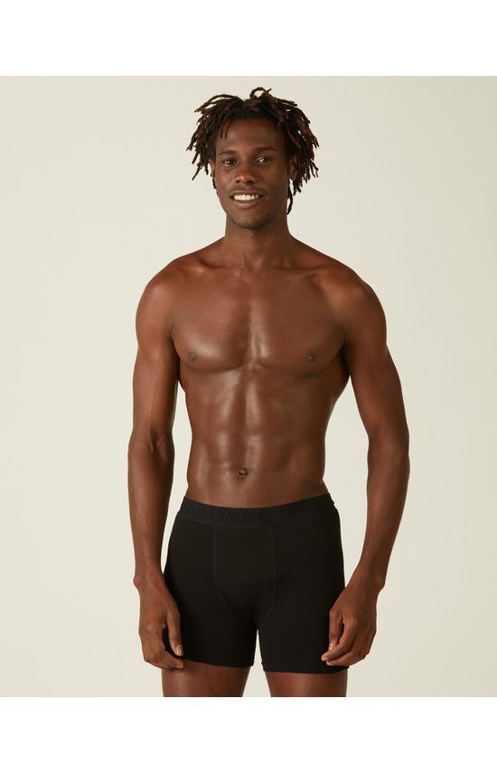 Kit Cuecas Masculinas Boxer Em Algodão E Elastano