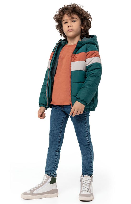 Calça Menino Skinny Em Jeans Elastano Carinhoso