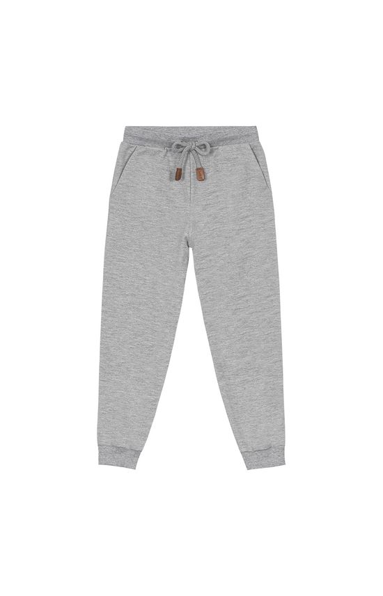 Calça Menino Jogger Em Moletom Flanelado Carinhoso