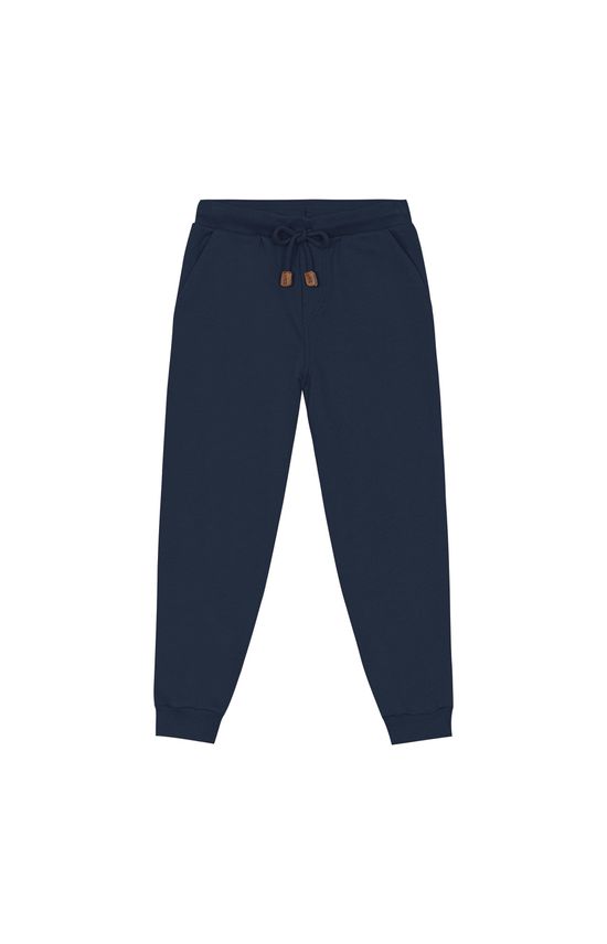 Calça Menino Jogger Em Moletom Flanelado Carinhoso