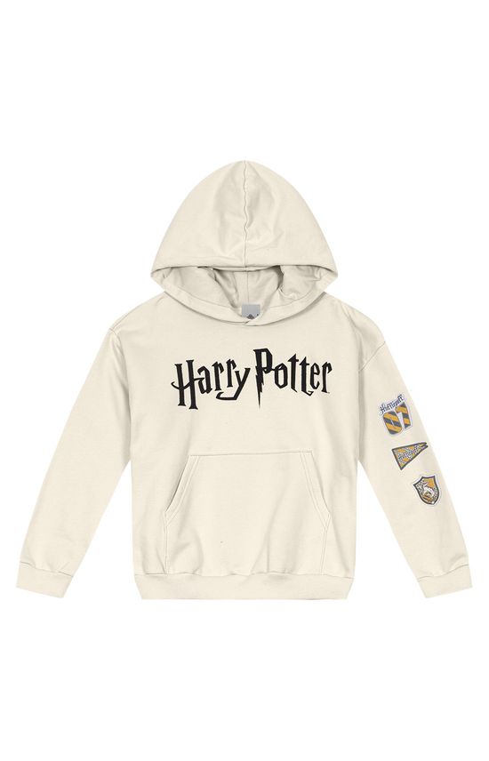 Blusão Unissex Com Capuz Harry Potter® Em Moletom Flanelado Carinhoso