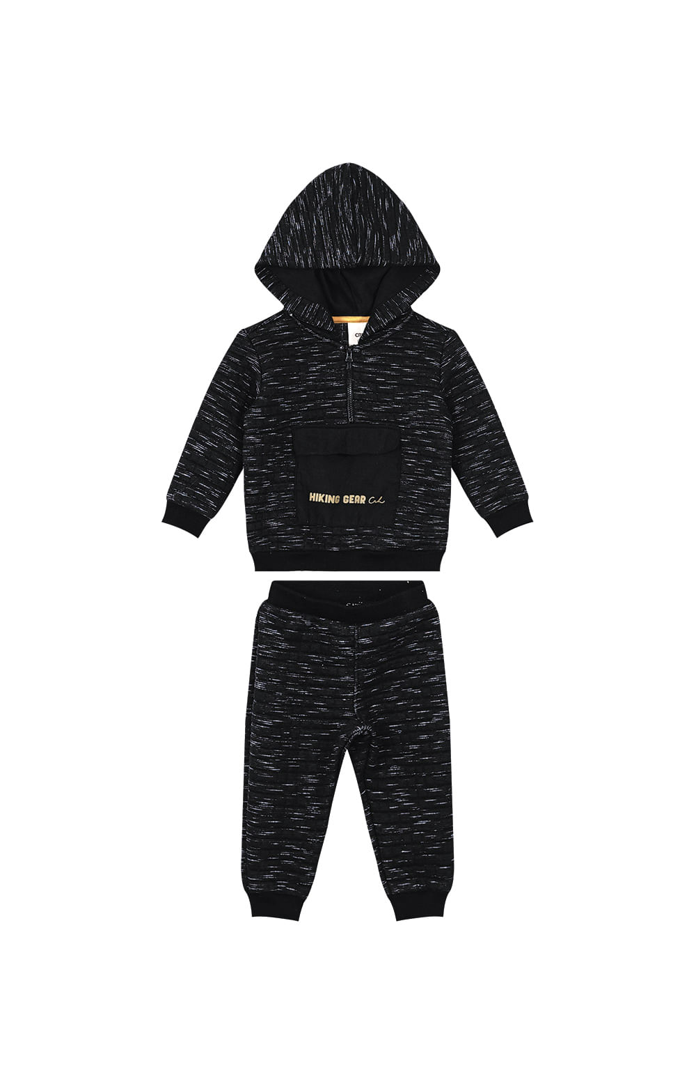 Conjunto Menino Bolso Frontal em Matelassê Carinhoso