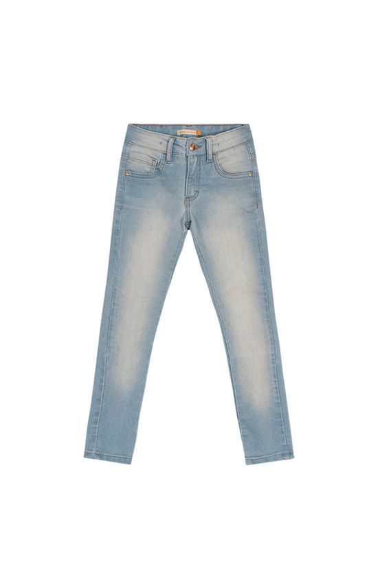 Calça Menina Skinny Em Jeans Com Elastano Carinhoso
