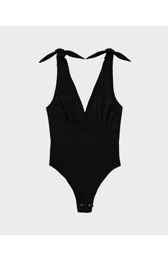 Body Feminino Transpassado Em Malha Viscose Canelada - ENFIM