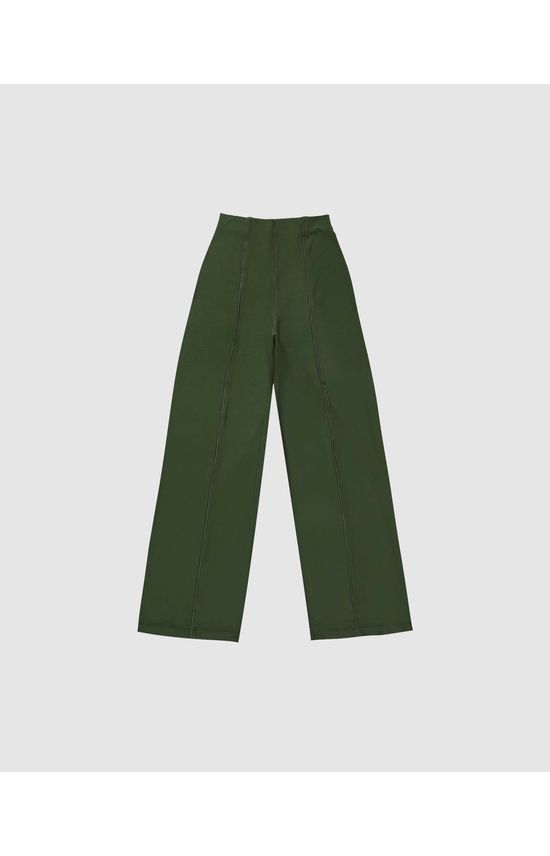 Calça Wide Leg Feminina Em Moletinho De Viscose - ENFIM