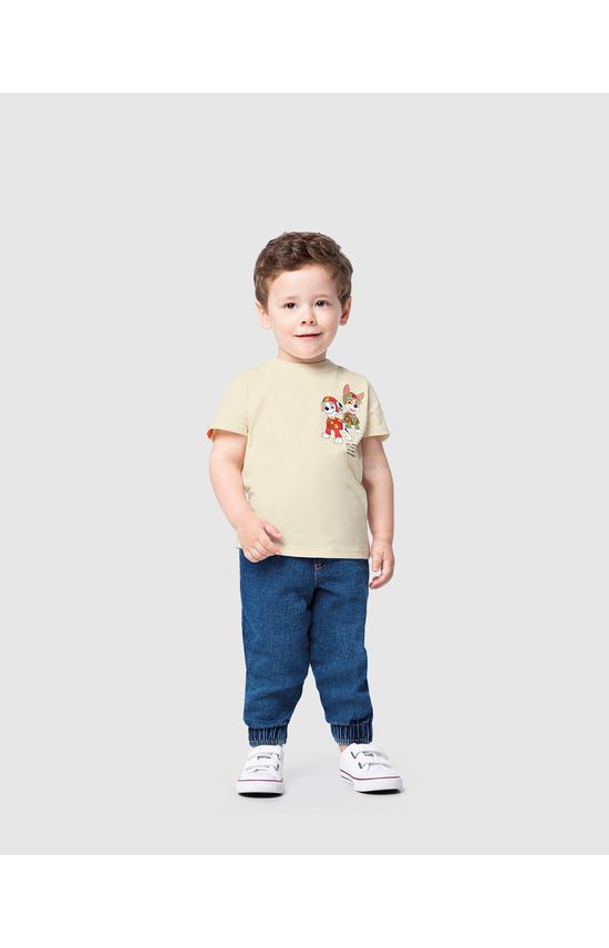 Camiseta Infantil Menino Manga Curta Patrulha Canina® Algodão Malwee Kids