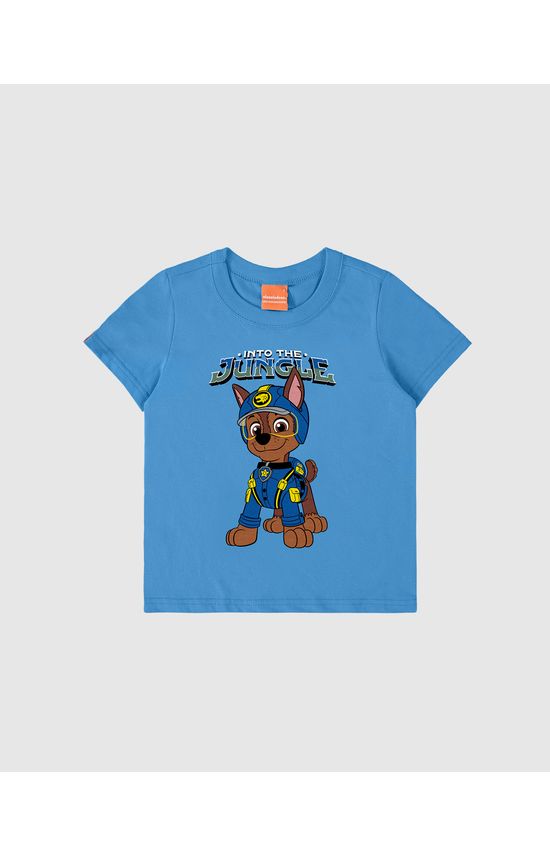 Camiseta Infantil Menino Manga Curta Patrulha Canina® Algodão Malwee Kids