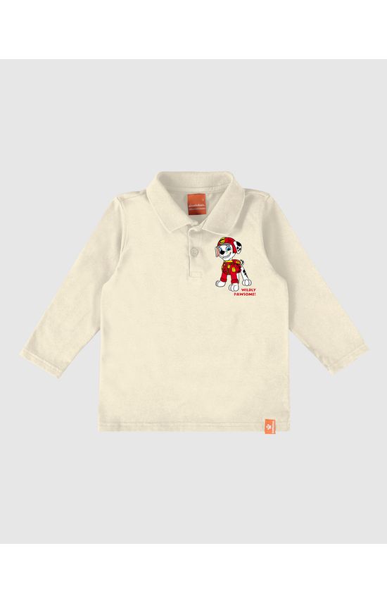 Camiseta Infantil Menino Com Peitilho Patrulha Canina® Malwee Kids