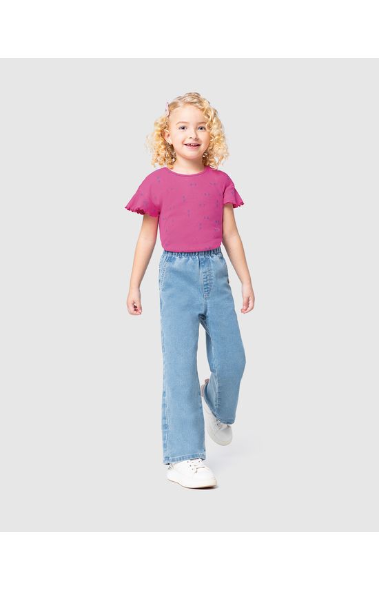 Blusa Infantil Menina Com Babados Em Ribana Malwee Kids