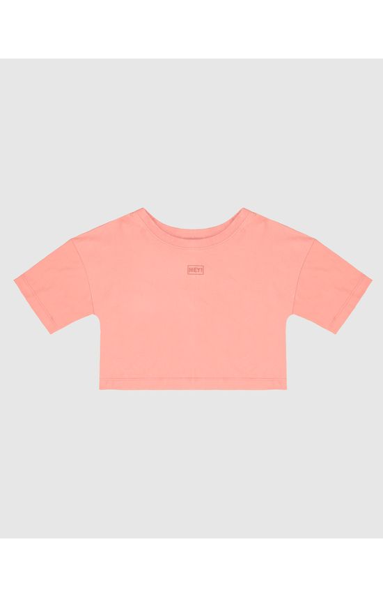 Blusa Menina Box Manga Curta Em Algodão Malwee Kids