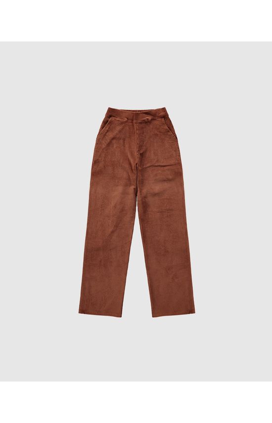 Calça Reta Menina Cintura Alta Em Veludo Malwee Kids